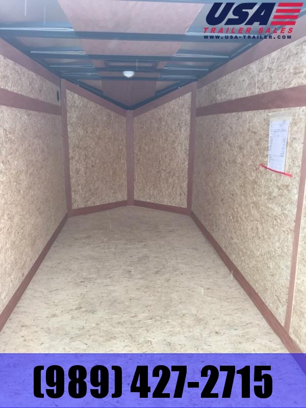 2018 Qualitec 5x10 Black Dbl. Doors Enclosed Cargo Trailer 2018 Qualitec 5x10 Black Dbl. Doors Enclosed Cargo Trailer
