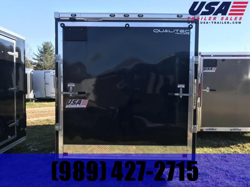 2019 Qualitec 6x12 Black Ramp Enclosed Cargo Trailer 2019 Qualitec 6x12 Black Ramp Enclosed Cargo Trailer