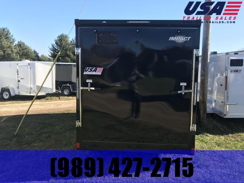 2019 Impact Trailers 7x14 Black out With 12 added ht Enclosed Cargo Trailer 2019 Impact Trailers 7x14 Black out With 12 added ht Enclosed Cargo Trailer