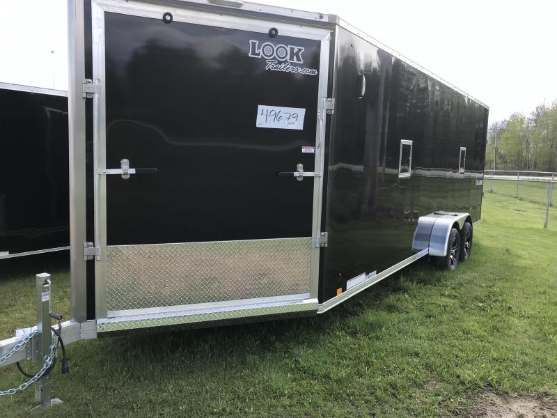 New 7x27 Look Enclosed 4 Place Snowmobile Trailer ADDED HEIGHT New 7x27 Look Enclosed 4 Place Snowmobile Trailer ADDED HEIGHT