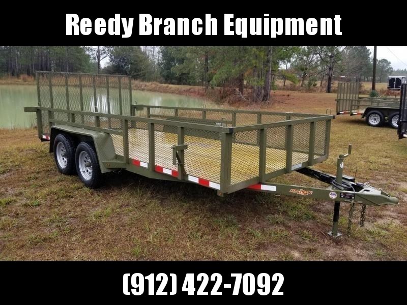 2018 (7000GVWR)(HIGH SIDE)(OLIVE GREEN) Down 2 Earth Trailers DTE8216UT3.5B Utility Trailer 2018 (7000GVWR)(HIGH SIDE)(OLIVE GREEN) Down 2 Earth Trailers DTE8216UT3.5B Utility Trailer