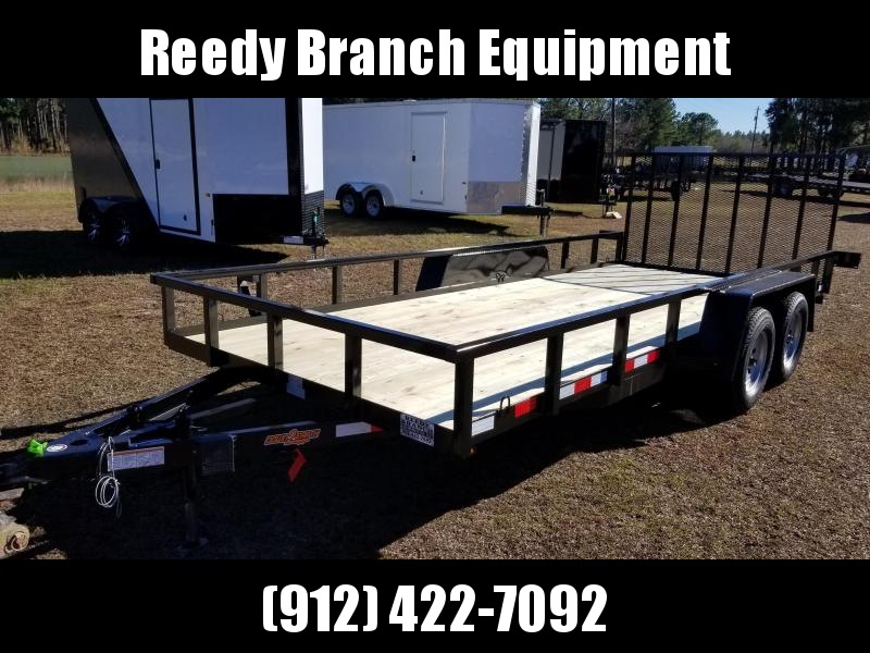 2019(HEAVY RAILS) (7000GVWR) Down 2 Earth Trailers DTE8218UT3.5B Utility Trailer 2019(HEAVY RAILS) (7000GVWR) Down 2 Earth Trailers DTE8218UT3.5B Utility Trailer