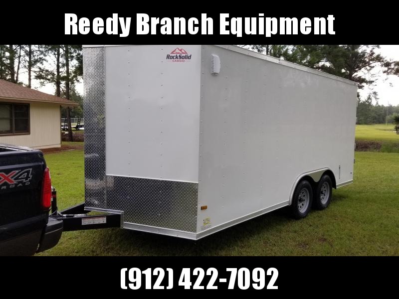 2018 ROCK SOLID CARGO TRAILER(BARN DOORS) 8.5x16 Enclosed CARGO TRAILER in Homerville, GA 2018 ROCK SOLID CARGO TRAILER(BARN DOORS) 8.5x16 Enclosed CARGO TRAILER in Homerville, GA