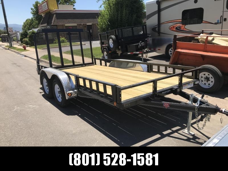 PJ Trailers 83x12 Single Axle Utility Trailer PJ Trailers 83x12 Single Axle Utility Trailer