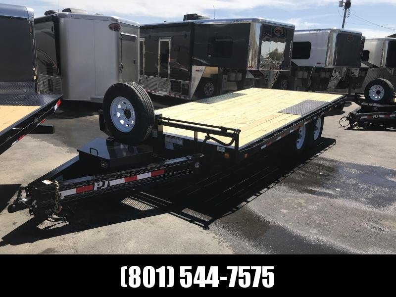 PJ 16ft - 8 in. I-Beam Deckover (F8) Flatbed Trailer PJ 16ft - 8 in. I-Beam Deckover (F8) Flatbed Trailer