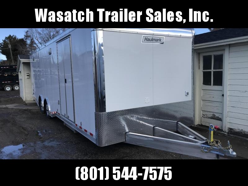 2019 Haulmark 8.5X28 White Aluminum Car / Racing Trailer 2019 Haulmark 8.5X28 White Aluminum Car / Racing Trailer