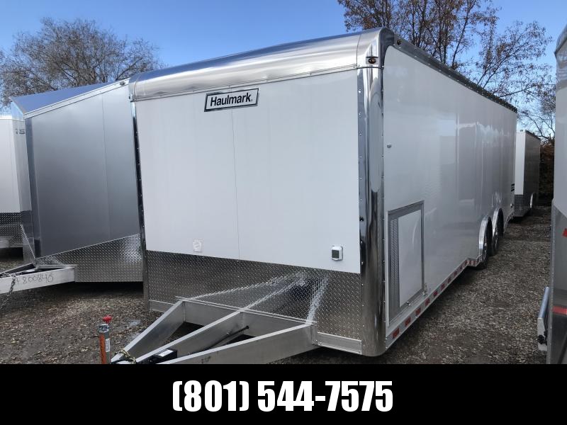 2018 Haulmark 8.5X28 White Aluminum Car / Racing Trailer 2018 Haulmark 8.5X28 White Aluminum Car / Racing Trailer