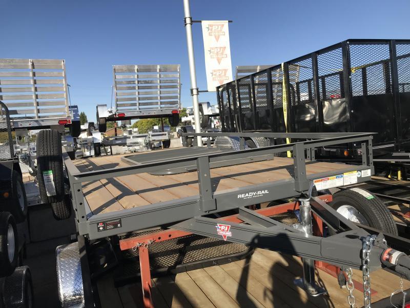 2019 PJ Trailers 77X12 ATV Trailer (Gray) 2019 PJ Trailers 77X12 ATV Trailer (Gray)