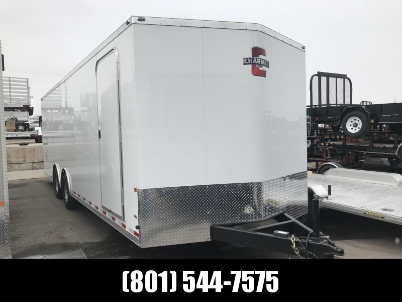 2017 Charmac Trailers 26ft White Stealth Enclosed Cargo Trailer 2017 Charmac Trailers 26ft White Stealth Enclosed Cargo Trailer