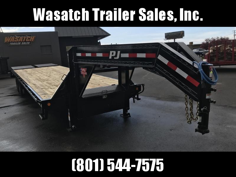 2019 PJ Trailers 30ft Gooseneck Flatdeck Classic w Duals 2019 PJ Trailers 30ft Gooseneck Flatdeck Classic w Duals
