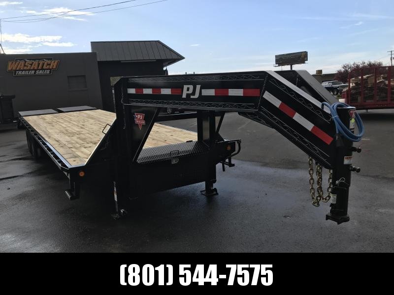 2019 PJ Trailers 30ft Gooseneck Flatdeck Classic w Duals 2019 PJ Trailers 30ft Gooseneck Flatdeck Classic w Duals