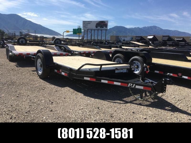 PJ Trailers 13ft. Single Axle HD Tilt (T1) Equipment Trailer PJ Trailers 13ft. Single Axle HD Tilt (T1) Equipment Trailer