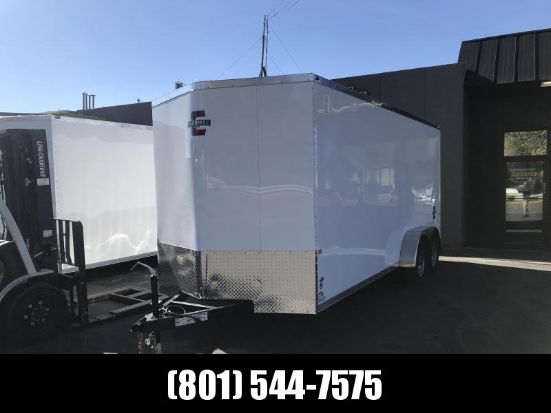 Charmac 7x18 White Stealth Cargo with Ramp Charmac 7x18 White Stealth Cargo with Ramp