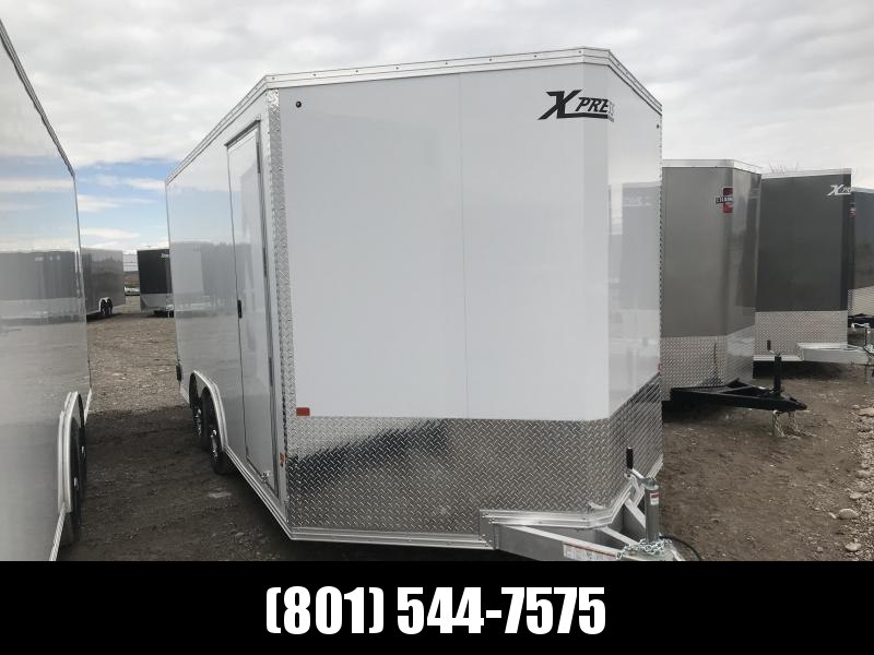 High Country 8x16 White Xpress Car Hauler with Ramp High Country 8x16 White Xpress Car Hauler with Ramp