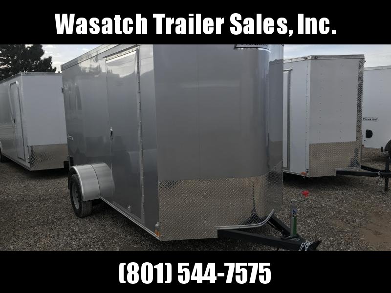 Haulmark Silver 6x12 Transport w Barn Doors Enclosed Cargo Trailer Haulmark Silver 6x12 Transport w Barn Doors Enclosed Cargo Trailer