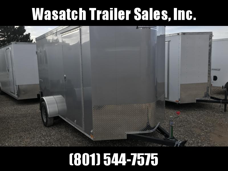 Haulmark Silver 6x12 Transport w Barn Doors Enclosed Cargo Trailer Haulmark Silver 6x12 Transport w Barn Doors Enclosed Cargo Trailer