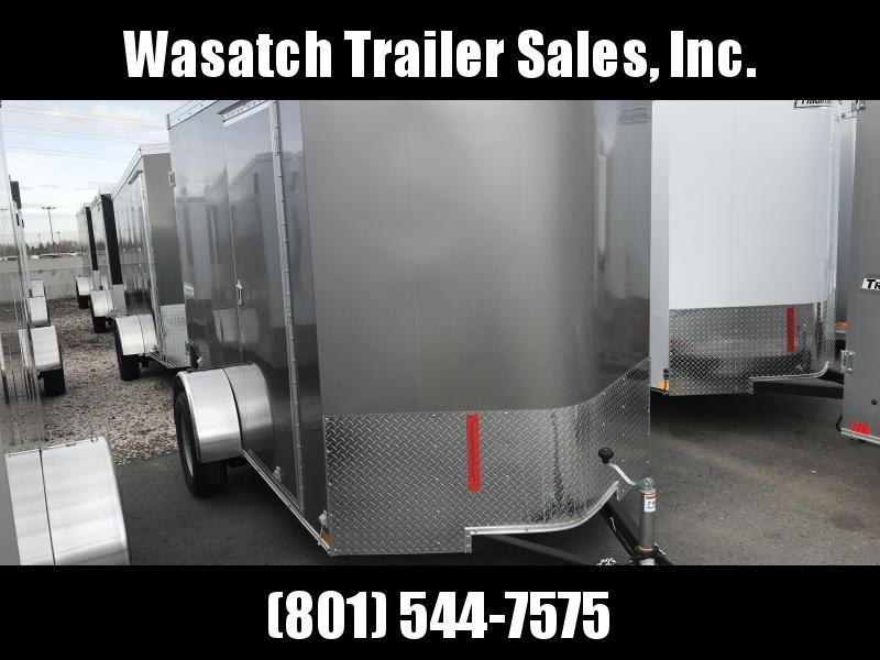 Haulmark 6x10 Pewter Passport with Barn Doors Cargo Trailer Haulmark 6x10 Pewter Passport with Barn Doors Cargo Trailer