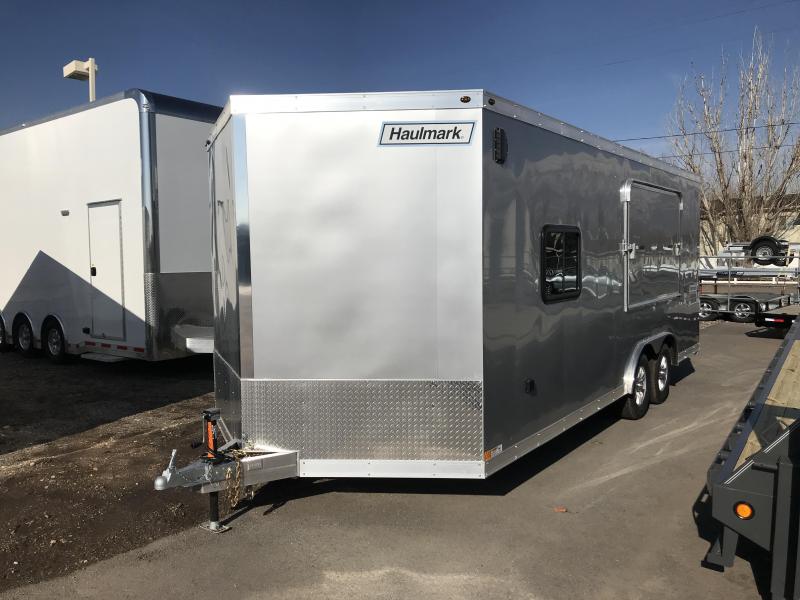 2019 Haulmark Aluminum Enclosed Cargo Trailer with Tent 2019 Haulmark Aluminum Enclosed Cargo Trailer with Tent