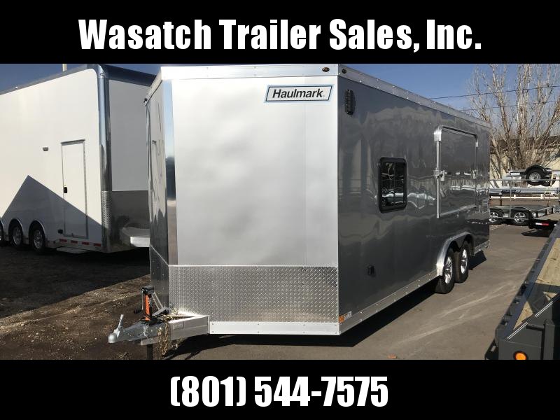 2019 Haulmark Aluminum Enclosed Cargo Trailer with Tent 2019 Haulmark Aluminum Enclosed Cargo Trailer with Tent