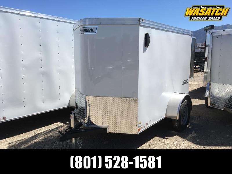 Haulmark 5x8 Transport Enclosed Steel Cargo Trailer w/ V-nose Haulmark 5x8 Transport Enclosed Steel Cargo Trailer w/ V-nose