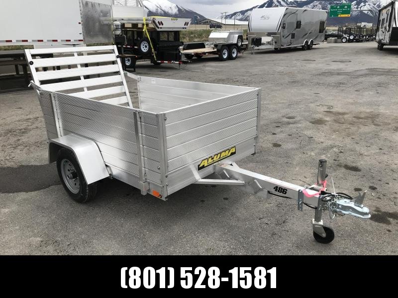 2019 Aluma 486 Solid Side 24" Utility Trailer 2019 Aluma 486 Solid Side 24" Utility Trailer