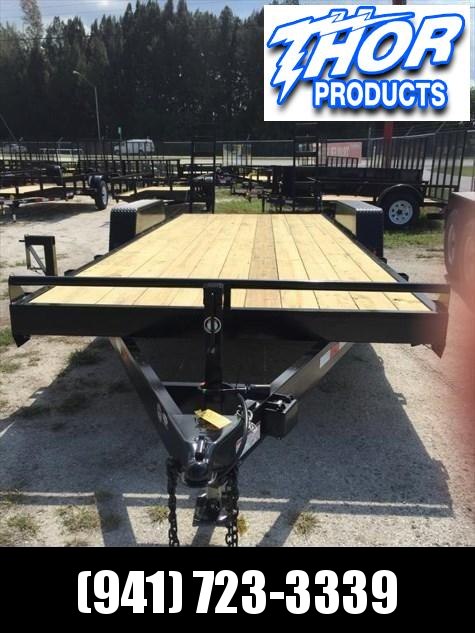 Down 2 Earth 6'10" x 20' TA Equipment Trailer 14K adj coupler 7k jack Down 2 Earth 6'10" x 20' TA Equipment Trailer 14K adj coupler 7k jack