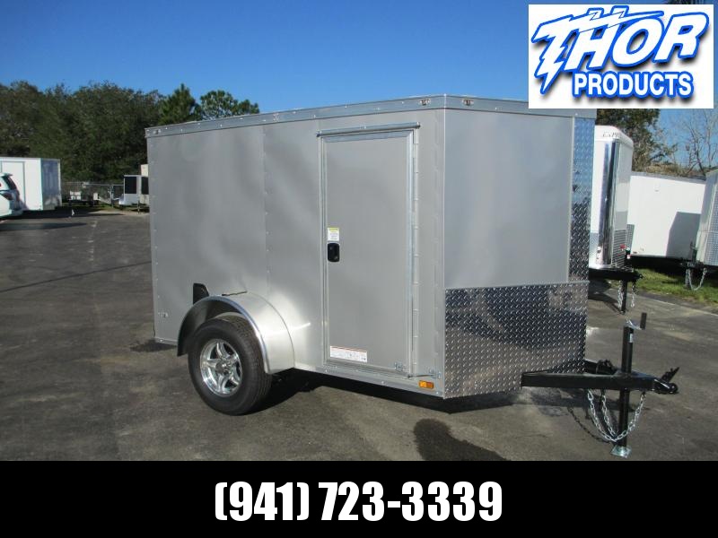 NEW 5x8V Cargo Trailer side door *ramp rear door ALUMINUM rims NEW 5x8V Cargo Trailer side door *ramp rear door ALUMINUM rims