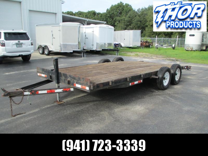 USED 7X18 TA Equipment Trailer USED 7X18 TA Equipment Trailer