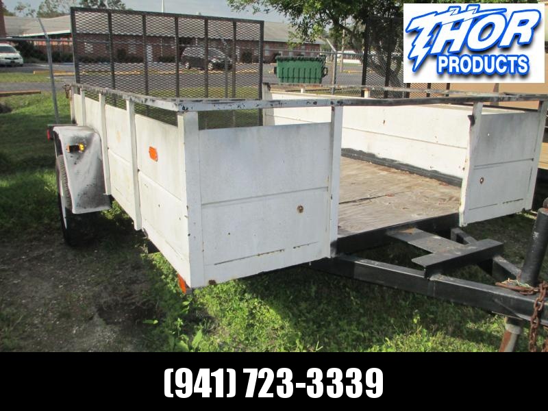 USED 6X10 Single Axle Trailer W/Ramp USED 6X10 Single Axle Trailer W/Ramp