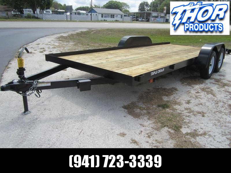 NEW 7X18 7K Race Car Hauler Drag UTV Side ATV Open Utility Cargo Trailer w/Ramps & Removable Fender NEW 7X18 7K Race Car Hauler Drag UTV Side ATV Open Utility Cargo Trailer w/Ramps & Removable Fender