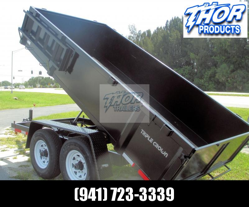 NEW 6X12 H/D Dump Trailer 12K w/Tarp Battery and RAMPS!! NEW 6X12 H/D Dump Trailer 12K w/Tarp Battery and RAMPS!!