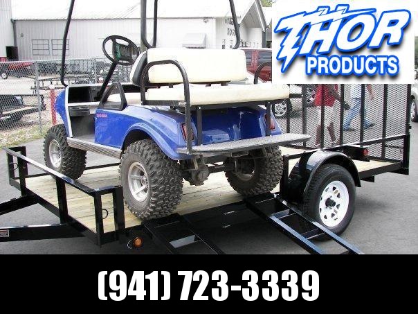 NEW 7x12 SA ATV Trailer w/side and rear ramps NEW 7x12 SA ATV Trailer w/side and rear ramps