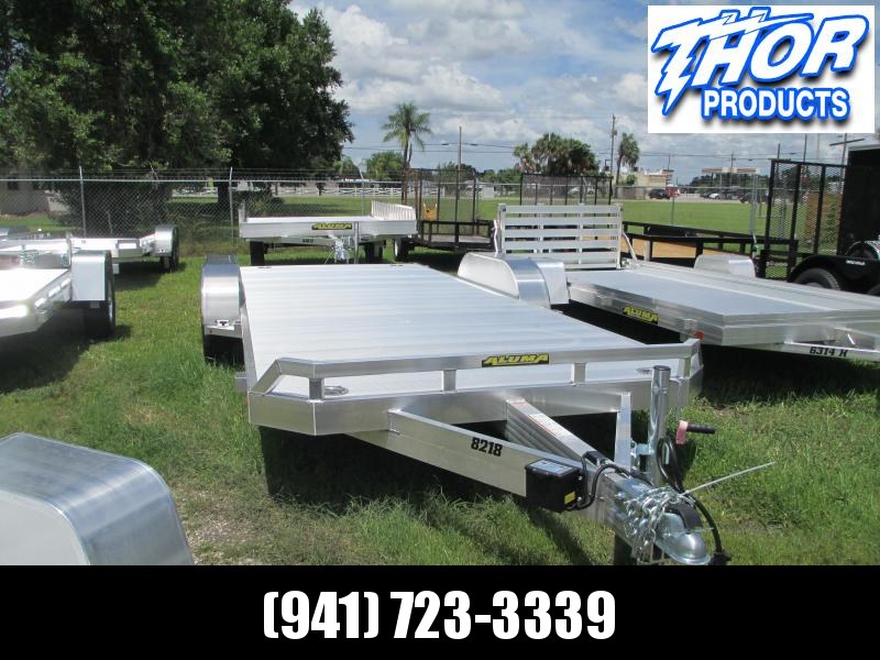 NEW ALUMINUM 18' Car Hauler 7K SPARE MOUNT * STABILIZER JACKS NEW ALUMINUM 18' Car Hauler 7K SPARE MOUNT * STABILIZER JACKS