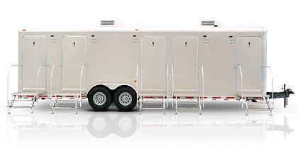 105A LuxuryLav Narrow Body 5 Stall Restroom Trailer 105A LuxuryLav Narrow Body 5 Stall Restroom Trailer