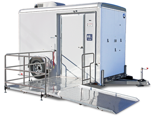 101 LuxuryLav Narrow Body ADA Single-Stall Restroom Trailer 101 LuxuryLav Narrow Body ADA Single-Stall Restroom Trailer