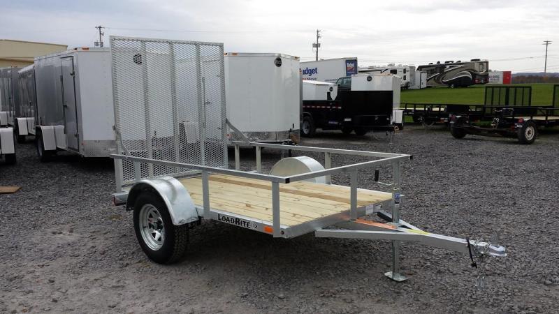 2018 Load Rite 5x8 Galvanized Open Side Utility Trailer 2018 Load Rite 5x8 Galvanized Open Side Utility Trailer