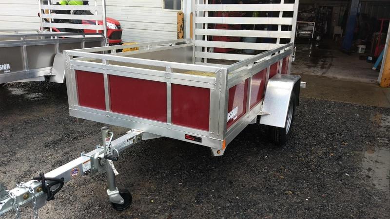 2019 Mission 5x8 Solid Side Aluminum Utility Trailer 2019 Mission 5x8 Solid Side Aluminum Utility Trailer