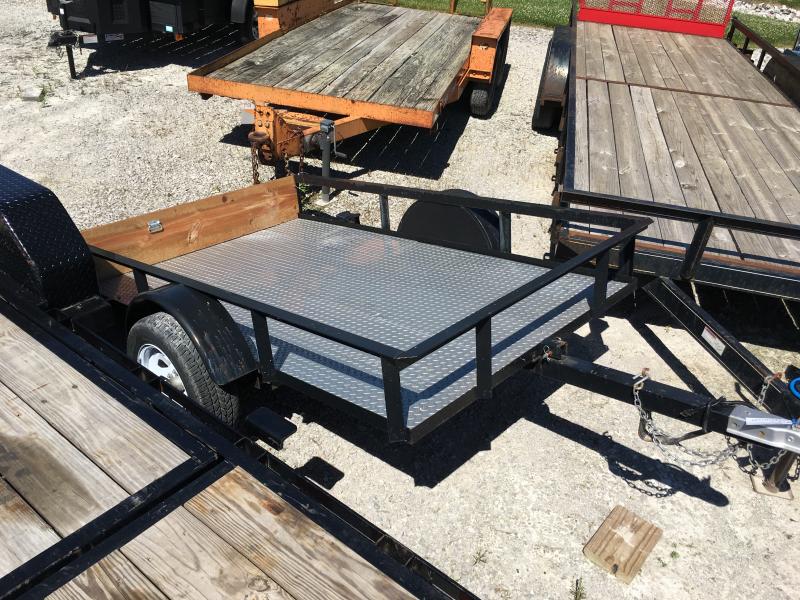 2004 M & M 5 X 8 Tilt Utility Trailer 2004 M & M 5 X 8 Tilt Utility Trailer