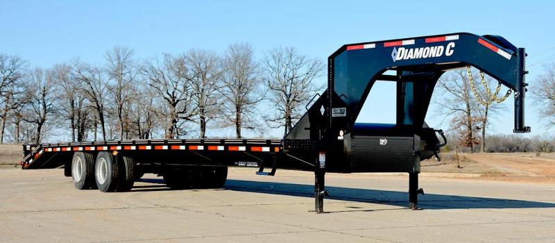 Diamond C FMAX216 Gooseneck Equipment Trailer 40' Air Ride Diamond C FMAX216 Gooseneck Equipment Trailer 40' Air Ride
