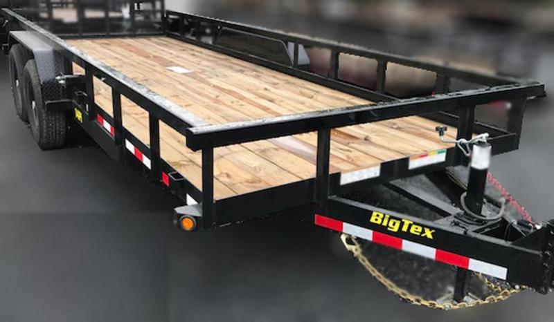 14PI 20' Big Tex Utility Trailer Equipment Trailer with 4' Heavy Duty Integrated Ramp with spring assist 14PI 20' Big Tex Utility Trailer Equipment Trailer with 4' Heavy Duty Integrated Ramp with spring assist