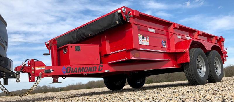 Diamond C Trailers EDM 77X12 Dump Trailer Diamond C Trailers EDM 77X12 Dump Trailer