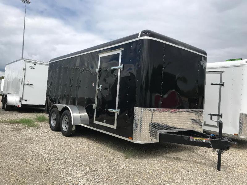 Lark Cargo Trailer 7x16 Ramp door side door Lark Cargo Trailer 7x16 Ramp door side door