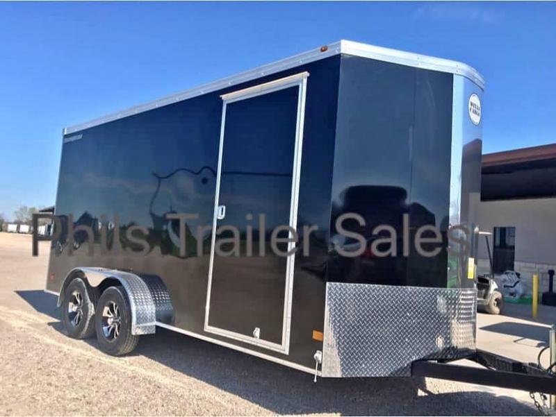 2019 Wells Cargo COMMERCIAL GRADE 7X16 + V NOSE 7 FT INTERIOR ROAD FORCE V Nose Enclosed Cargo Trailer 2019 Wells Cargo COMMERCIAL GRADE 7X16 + V NOSE 7 FT INTERIOR ROAD FORCE V Nose Enclosed Cargo Trailer