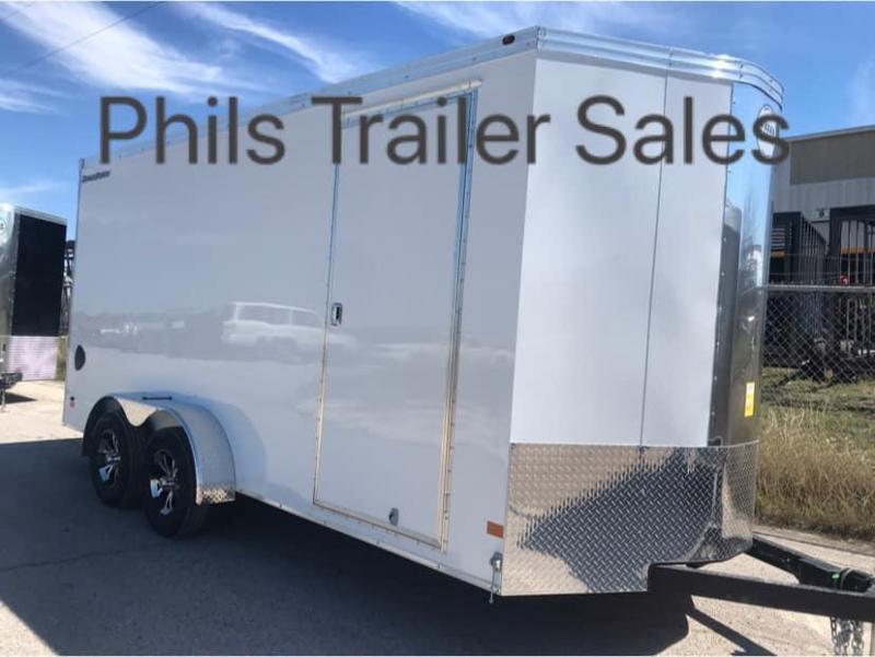 2019 Wells Cargo COMMERCIAL GRADE 7X16 + V NOSE 7 FT INTERIOR ROAD FORCE V Nose Enclosed Cargo Trailer 2019 Wells Cargo COMMERCIAL GRADE 7X16 + V NOSE 7 FT INTERIOR ROAD FORCE V Nose Enclosed Cargo Trailer