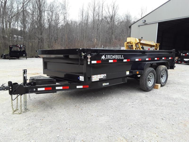 Iron Bull Dump Trailer 83" x 14' W/ 2-7k Axles Iron Bull Dump Trailer 83" x 14' W/ 2-7k Axles