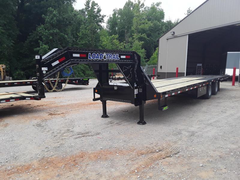 2019 Load Trail 102" X 32' Low-pro Gooseneck Flatbed W 2 12k axles - Hydraulic "Black Wood" high traction dove and Hydraulic Jacks 2019 Load Trail 102" X 32' Low-pro Gooseneck Flatbed W 2 12k axles - Hydraulic "Black Wood" high traction dove and Hydraulic Jacks