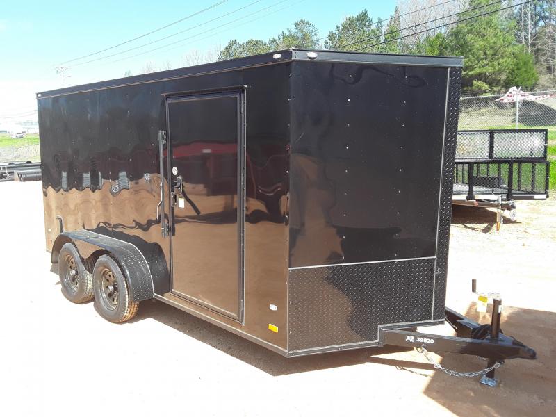 2018 Covered Wagon Trailers 7x14 Black Enclosed Cargo Trailer 2018 Covered Wagon Trailers 7x14 Black Enclosed Cargo Trailer