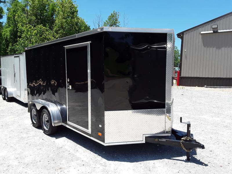 2018 Covered Wagon Trailers 7x14 Black Enclosed Cargo Trailer 2018 Covered Wagon Trailers 7x14 Black Enclosed Cargo Trailer