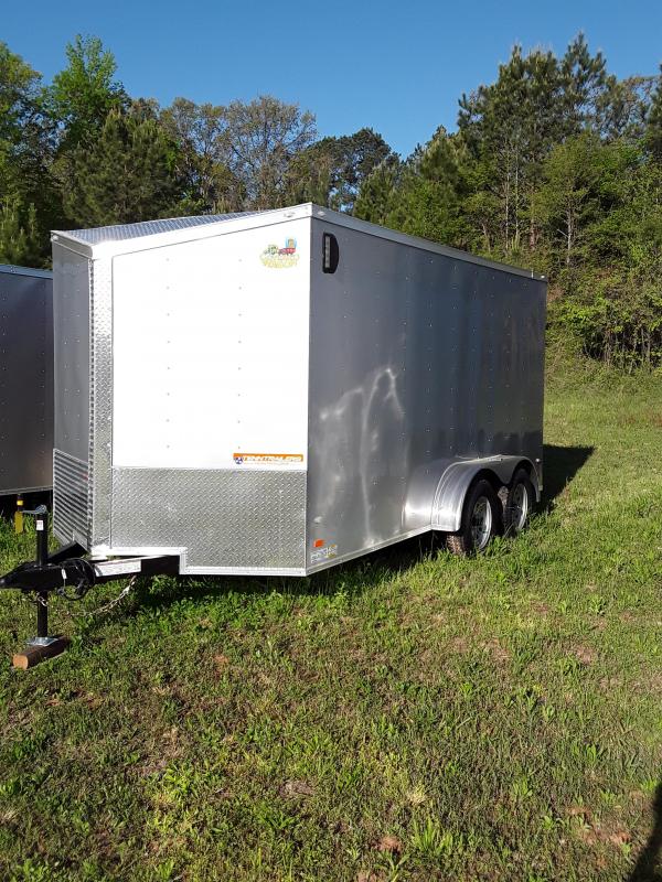 Covered Wagon 7'x14' Enclosed Trailer Silver Covered Wagon 7'x14' Enclosed Trailer Silver