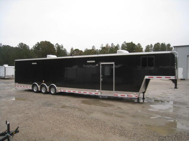 2018 Cargo Mate Eliminator 46 Gooseneck Loaded in Black 2018 Cargo Mate Eliminator 46 Gooseneck Loaded in Black